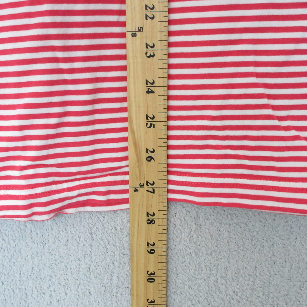 Brooks Brothers Polo Shirt Mens Large Red White Striped Embroidered Logo Preppy - Picture 4 of 7